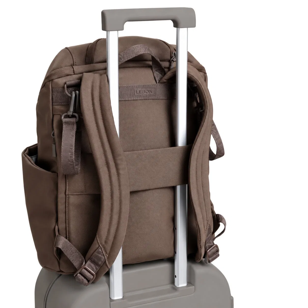 Custom Polyester Diaper Backpack Mommy Bag with Bottle Pockets Padded Laptop Sleeve and Changing Pad