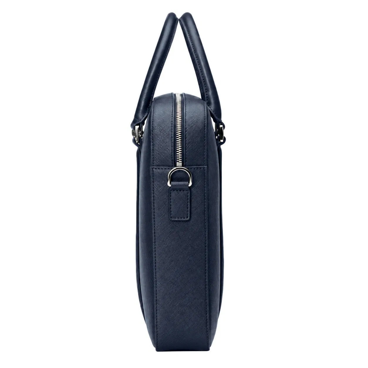 Custom PU Leather Business Laptop Briefcase Tote Bag with Adjustable Shoulder Strap for Men Travel Work