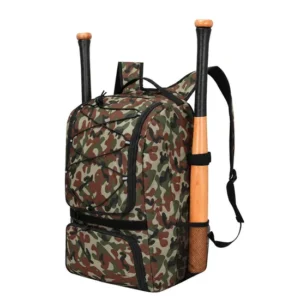 Custom Polyester Baseball Softball Equipment Backpack with Compartments for Youth and Adults Sports