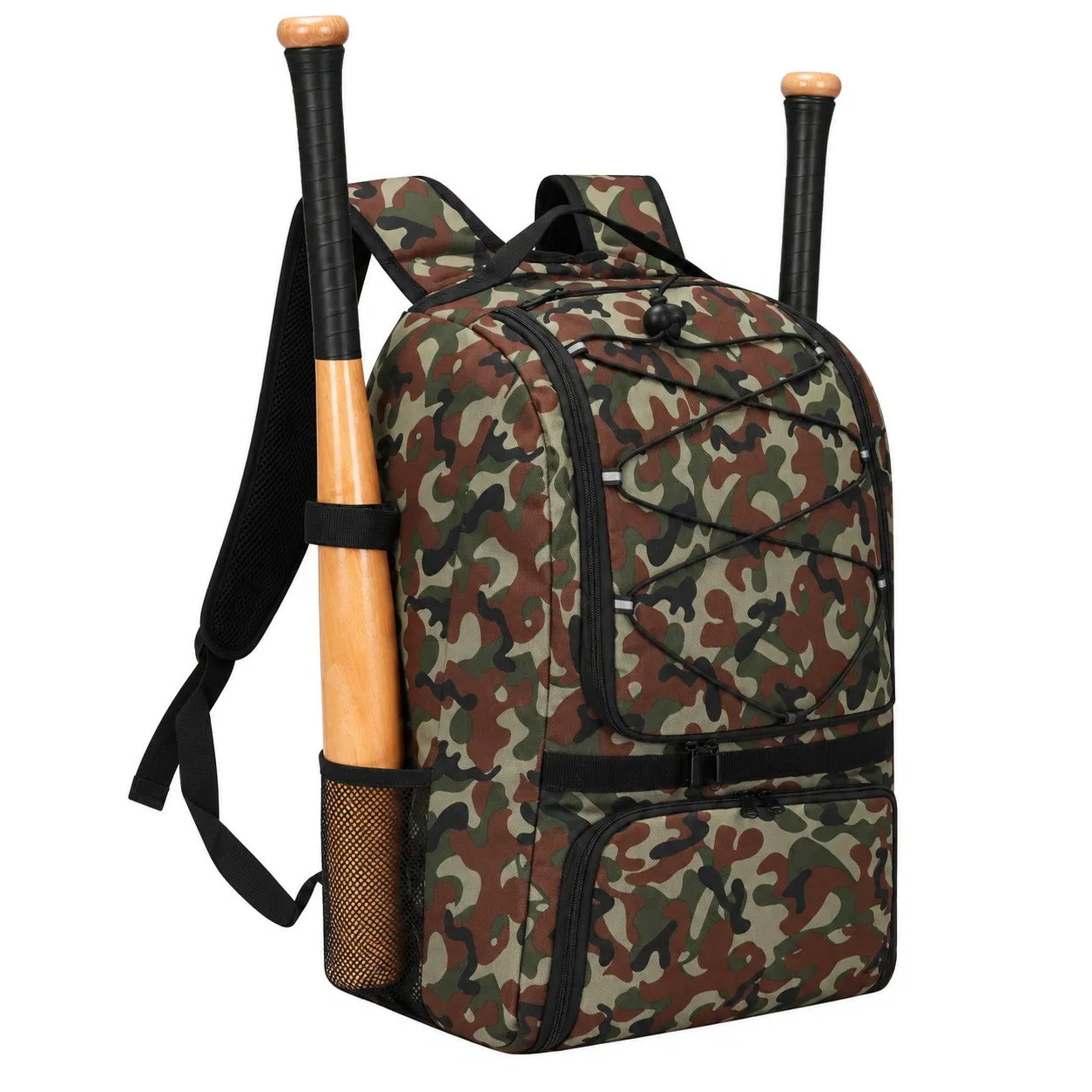 Custom Polyester Baseball Softball Equipment Backpack with Compartments for Youth and Adults Sports