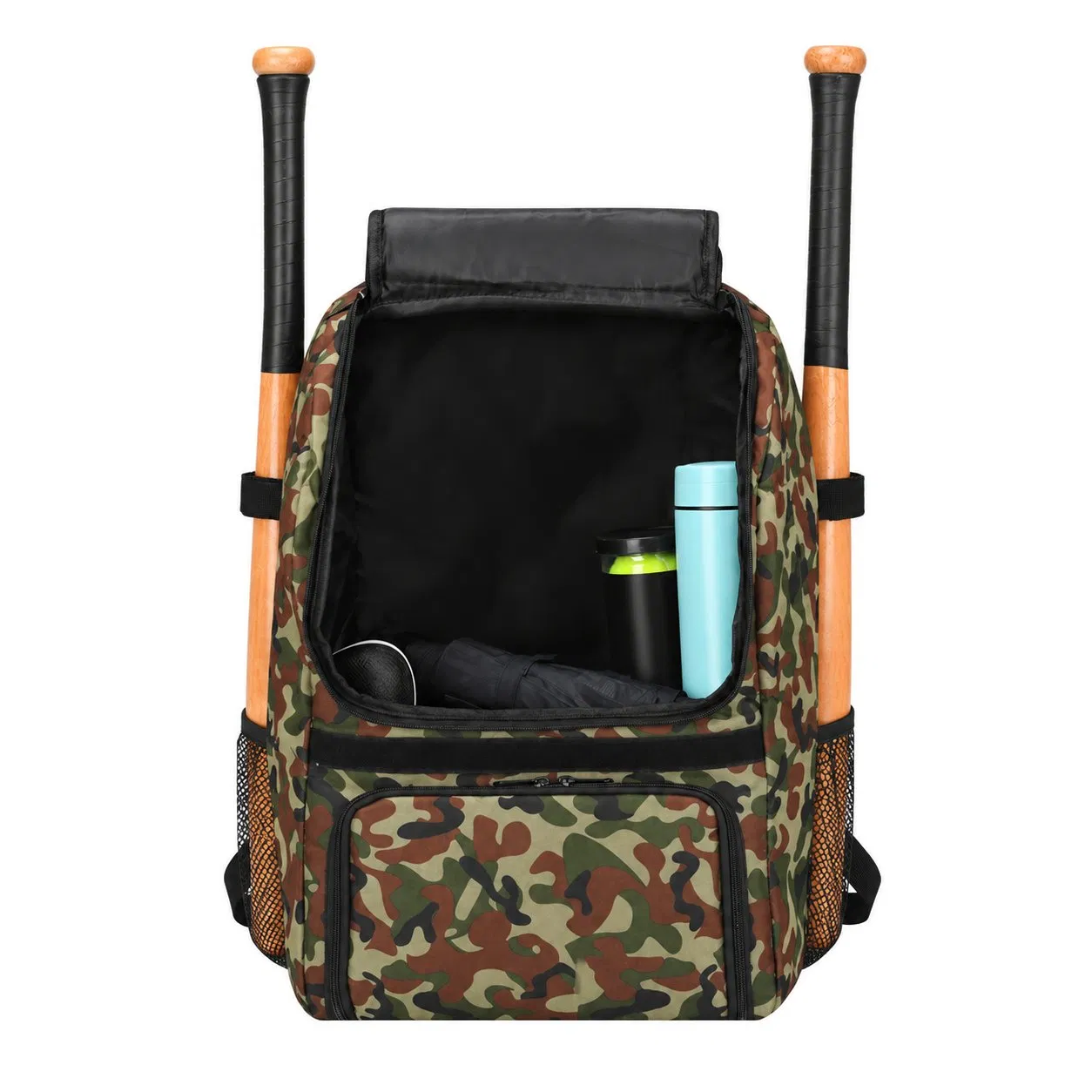 Custom Polyester Baseball Softball Equipment Backpack with Compartments for Youth and Adults Sports