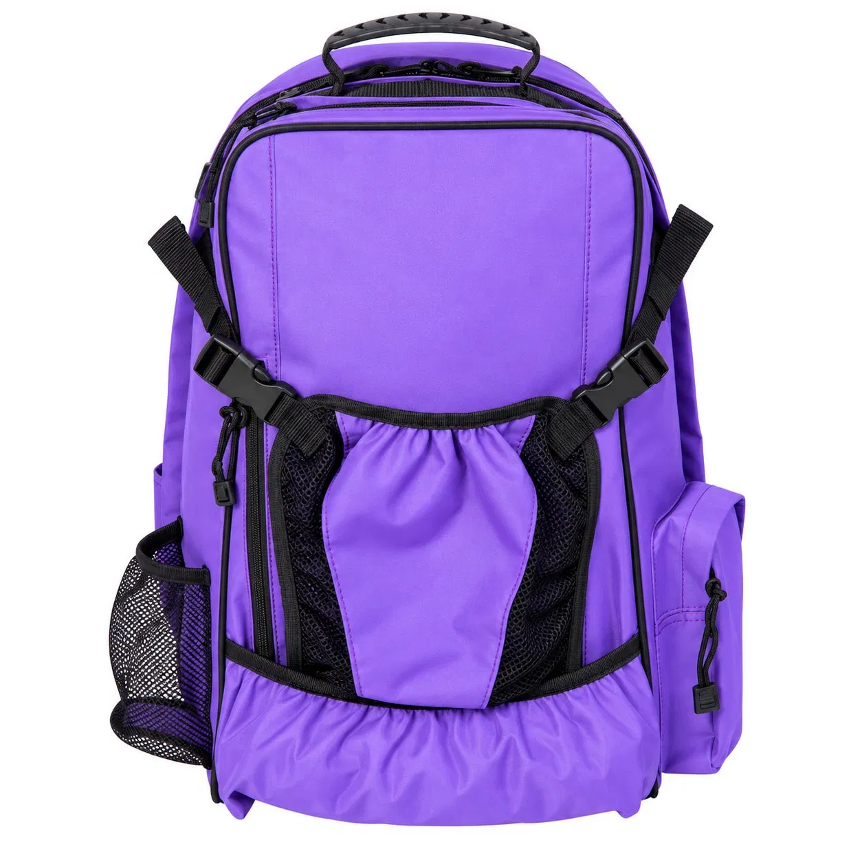 Custom Polyester Equestrian Horse Riding Backpack with Ventilated Adjustable Helmet Holder and Pockets