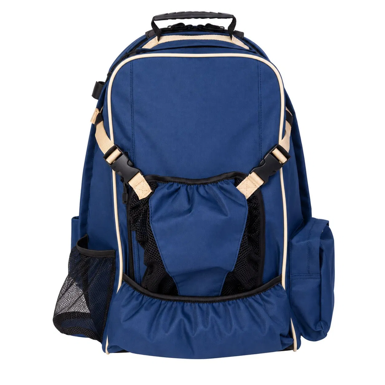Custom Polyester Equestrian Horse Riding Backpack with Ventilated Adjustable Helmet Holder and Pockets