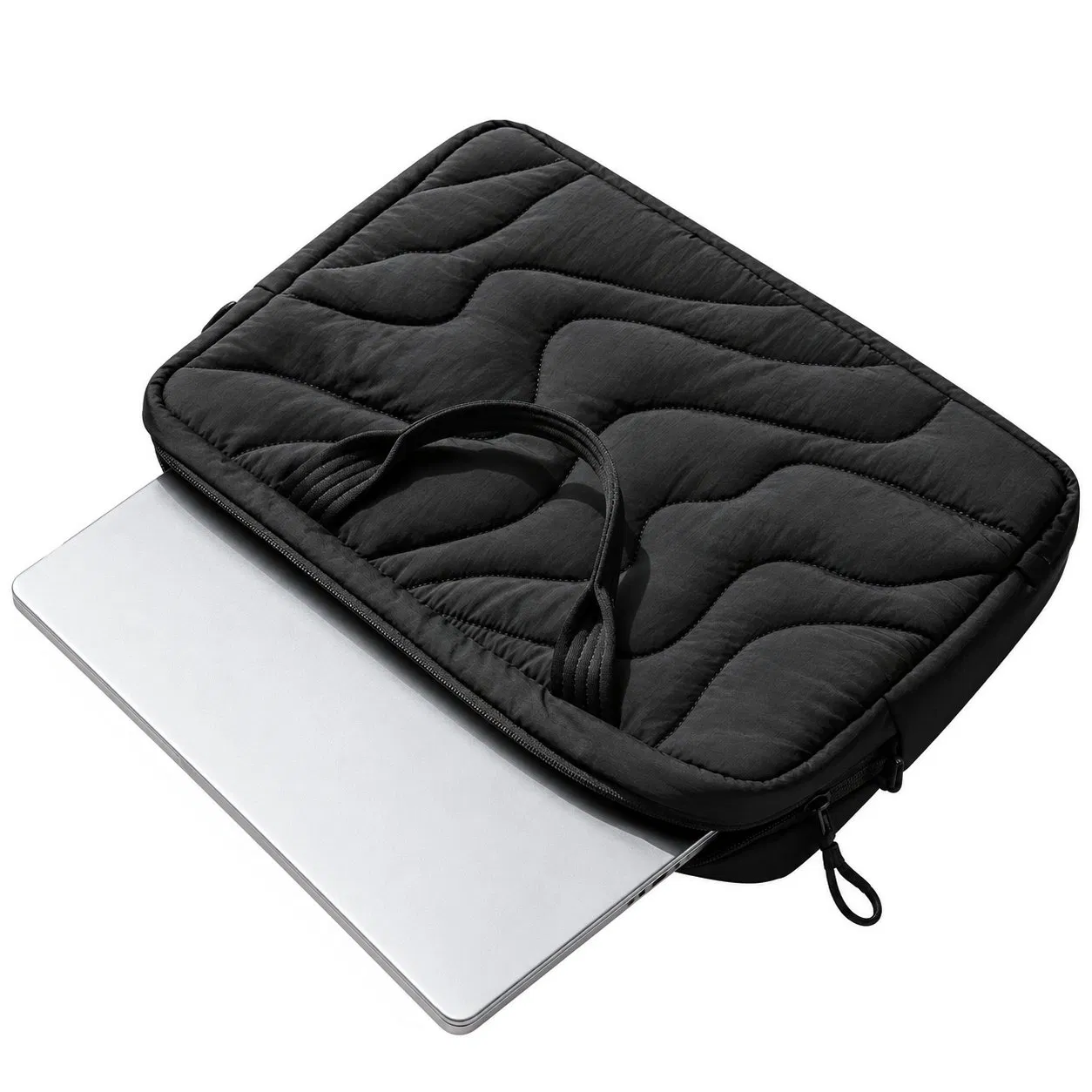 Custom Quilted Nylon Puffer Laptop Tote Shoulder Bag with Customized Size and Logo for Daily Travel