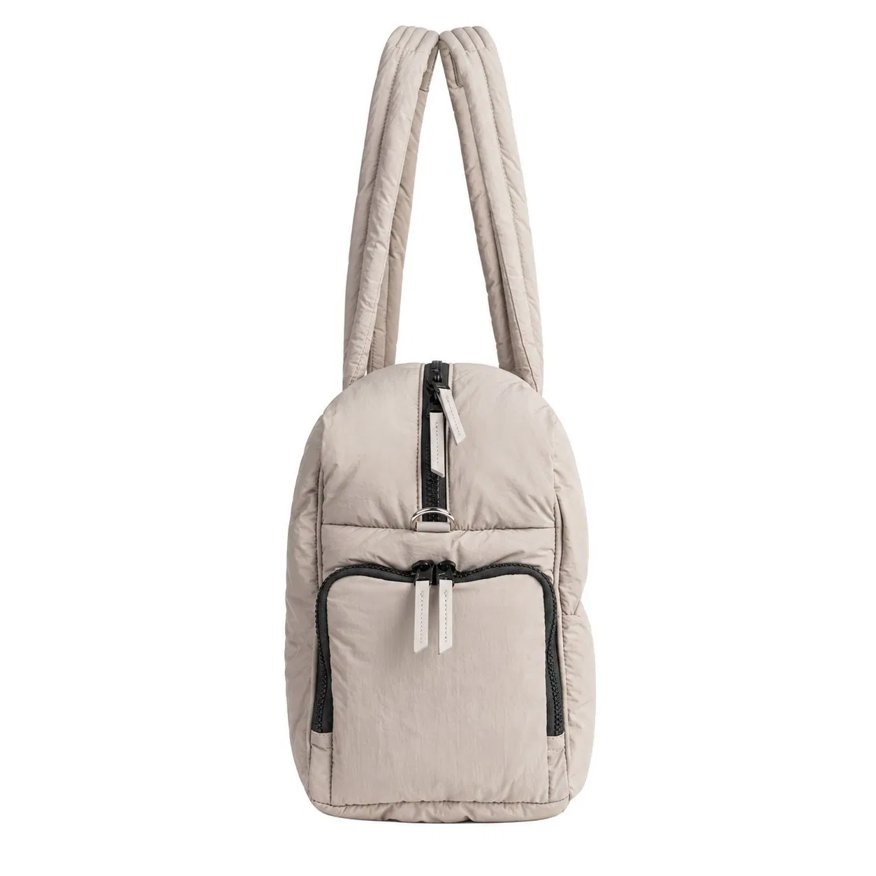 Custom Puffy Shoe Compartment Tote Bag with Adjustable Strap for Unisex Yoga Gym and Travel