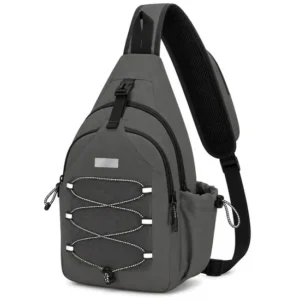 Custom Padded Tennis Padel Pickleball Racket Sling Backpack with Reversible Strap and Bottle Holders