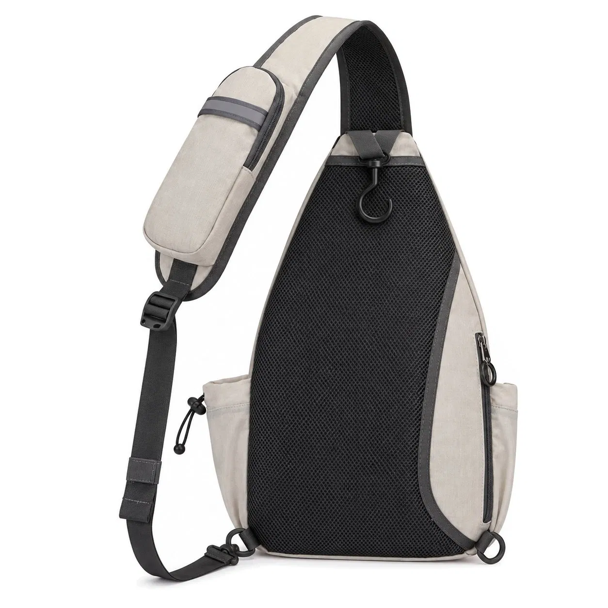 Custom Padded Tennis Padel Pickleball Racket Sling Backpack with Reversible Strap and Bottle Holders