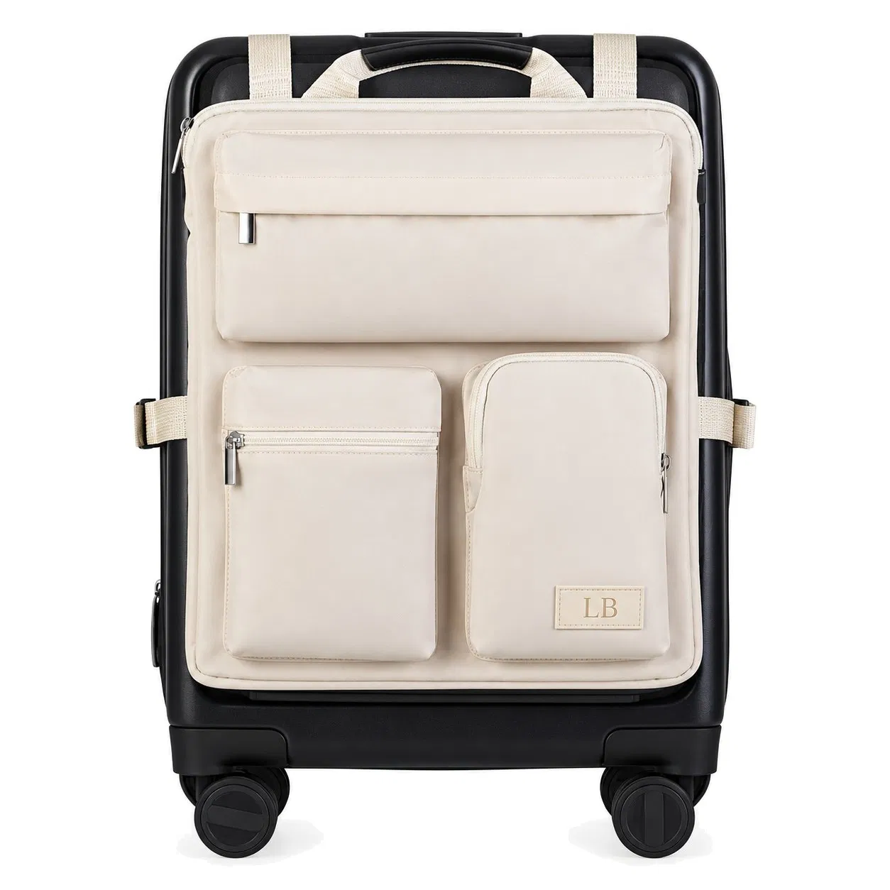 Custom Polyester Luggage Caddy Hanging Harness Storage Organizer Bag for Laptop and Suitcase Travel