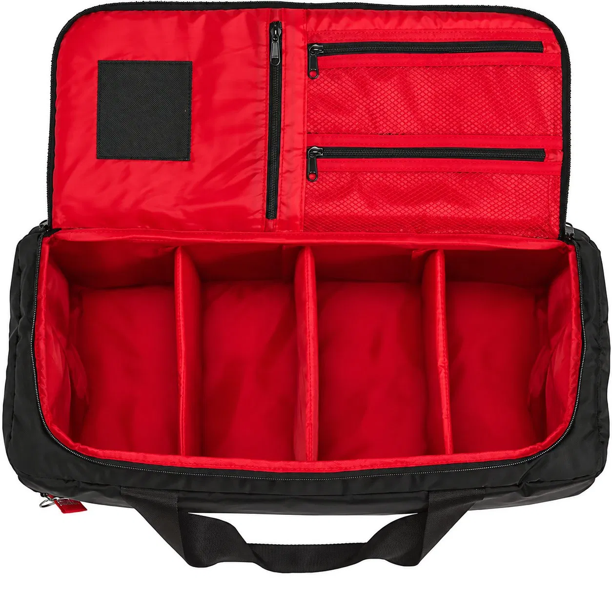 Custom Polyester Four Pair Sneaker Storage Gym Sports Travel Duffel Weekender Bag with Zipper