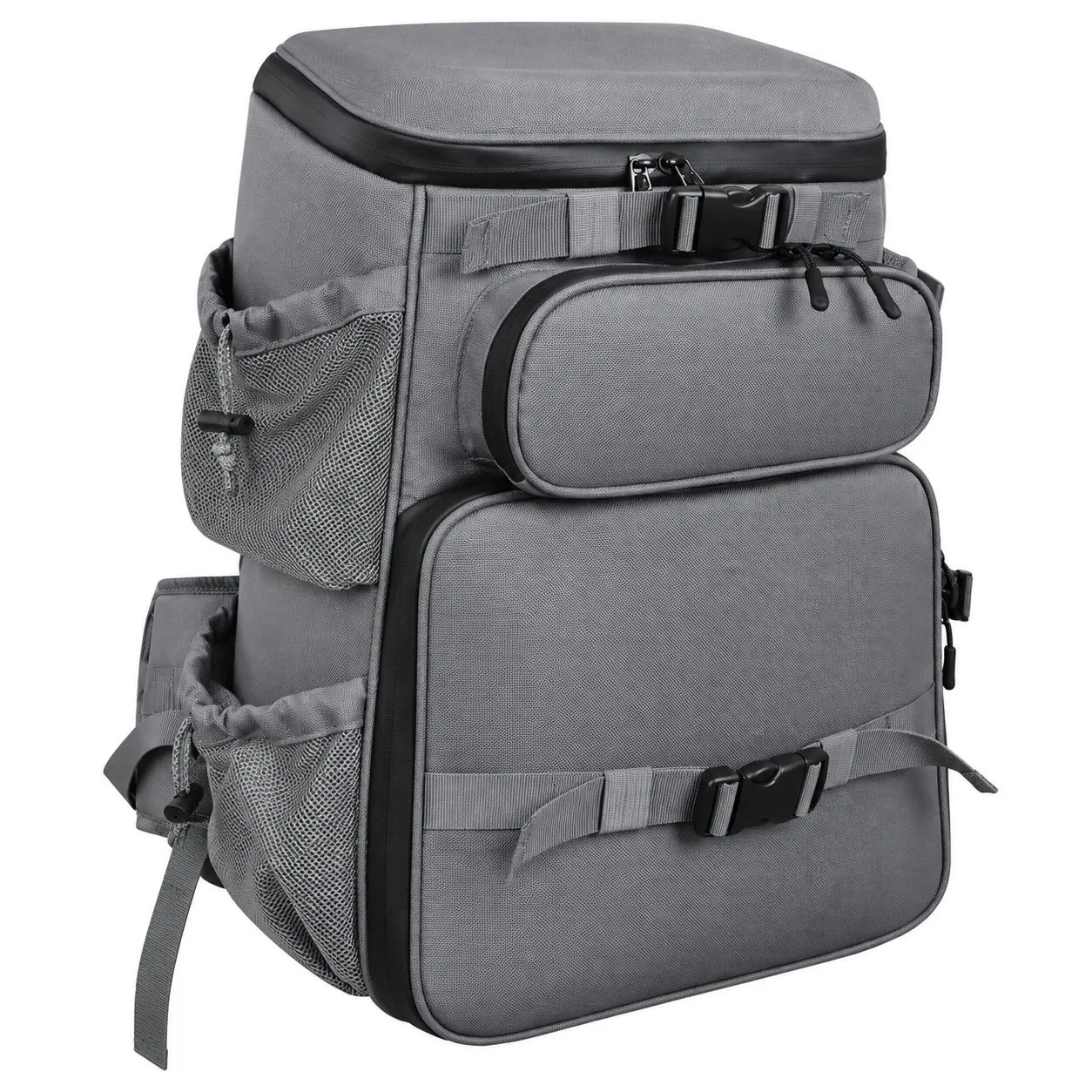 Custom Polyester Camera Photography Backpack with Zipper and Multiple Pockets for Outdoor Travel