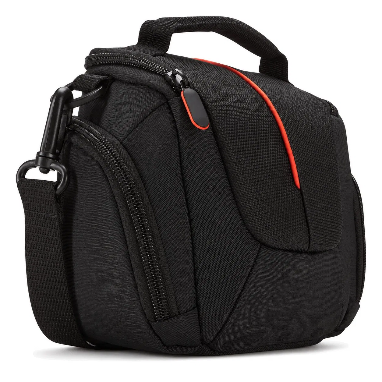Custom Polyester DSLR Camera Shoulder Bag with Multiple Pockets for Outdoor Travel