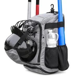 Custom Baseball Softball Equipment Backpack Bag with Bat and Helmet Holders for Outdoor Sports