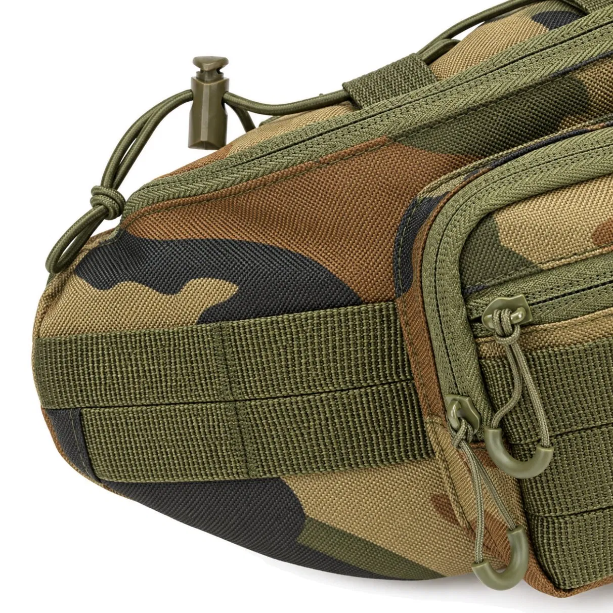 Custom Polyester Tactical Waist Bag with Multiple Pockets for Hiking Climbing and Outdoor Sports