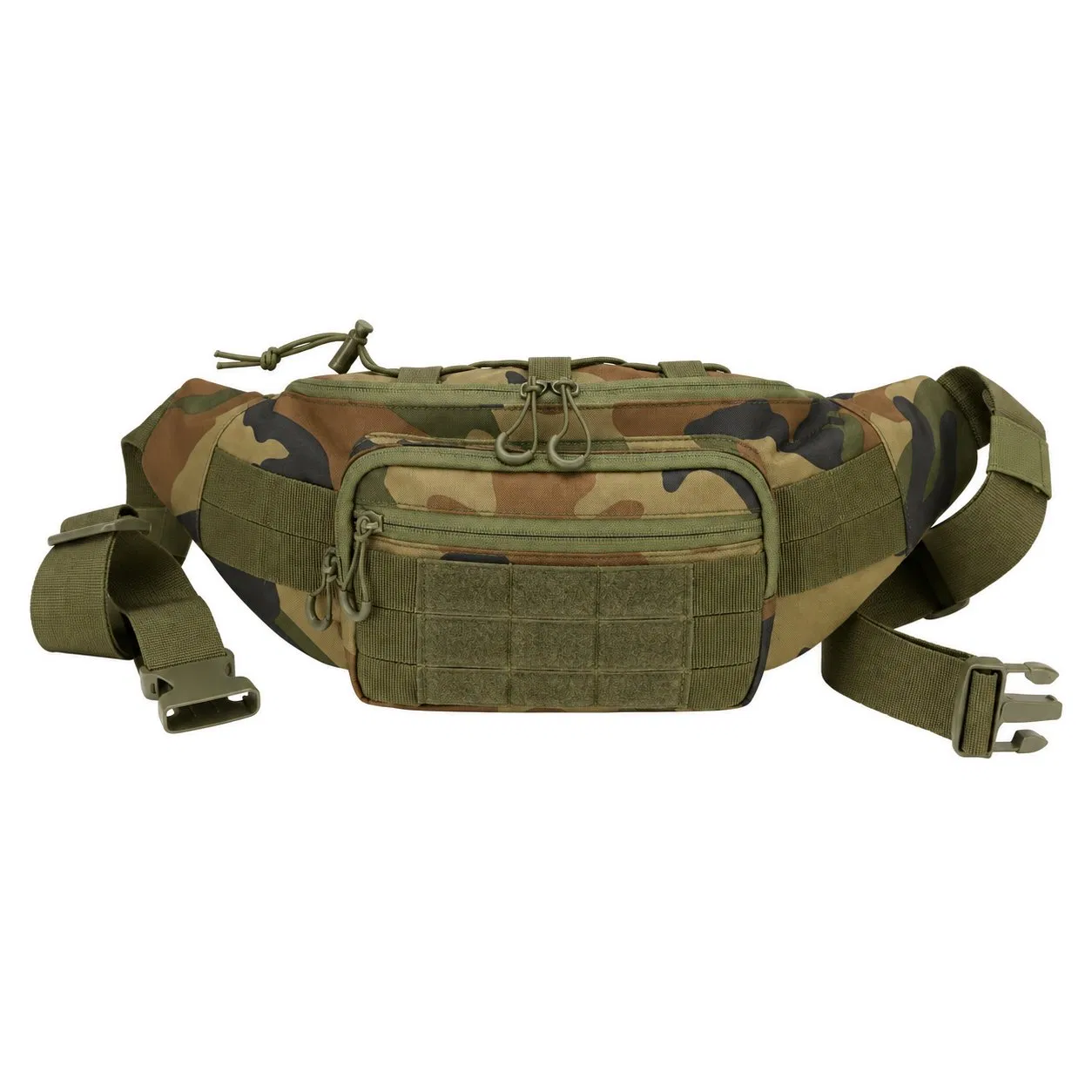 Custom Polyester Tactical Waist Bag with Multiple Pockets for Hiking Climbing and Outdoor Sports