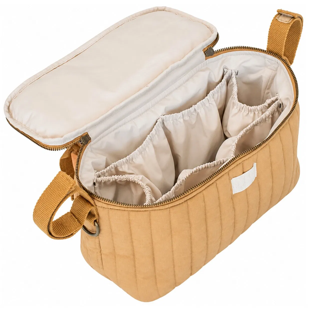 Custom Stroller Organizer Bag with Two Cup Holders and Adjustable Shoulder Strap