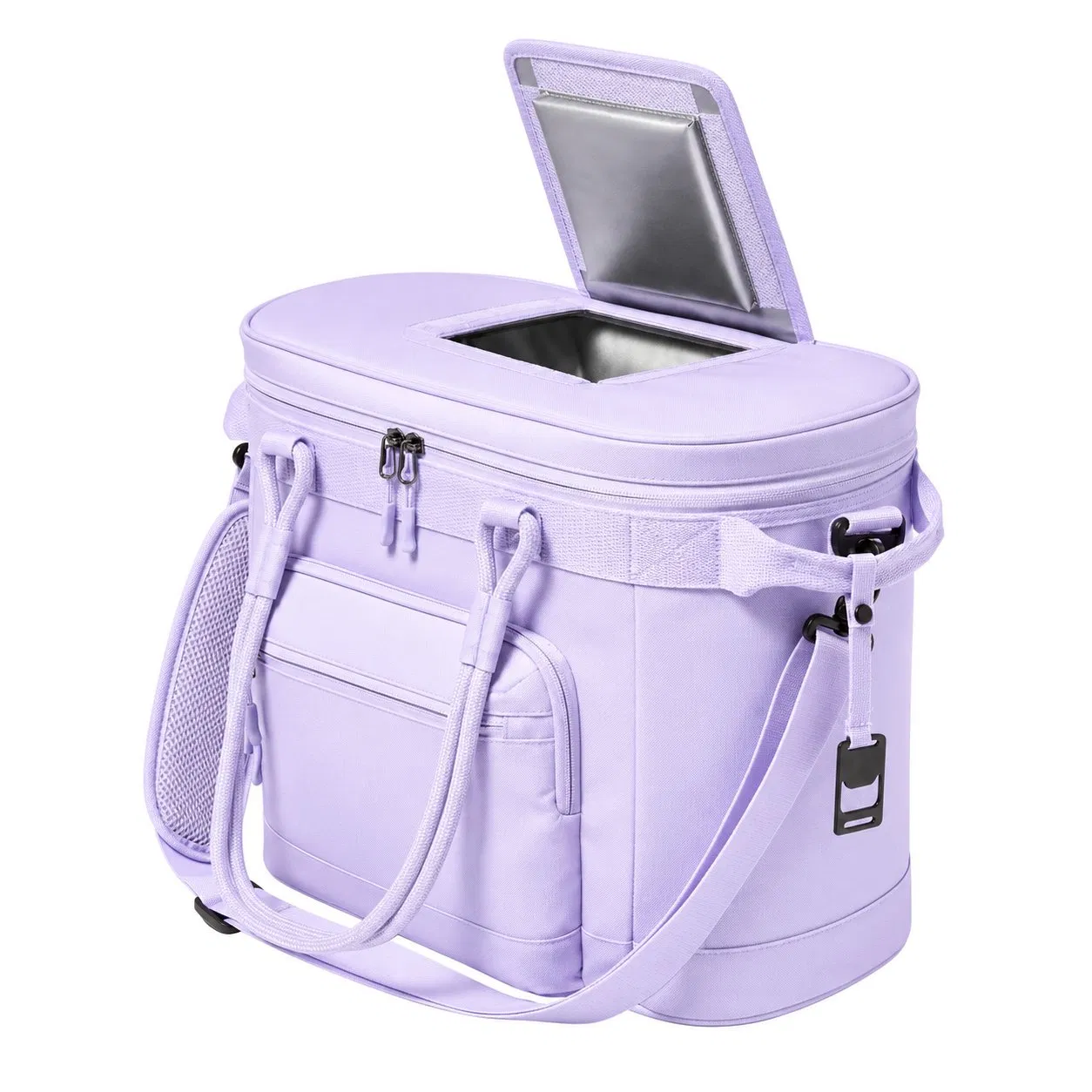 Portable Insulated Cooler Bag with Shoulder Strap for Beach Camping and Picnics