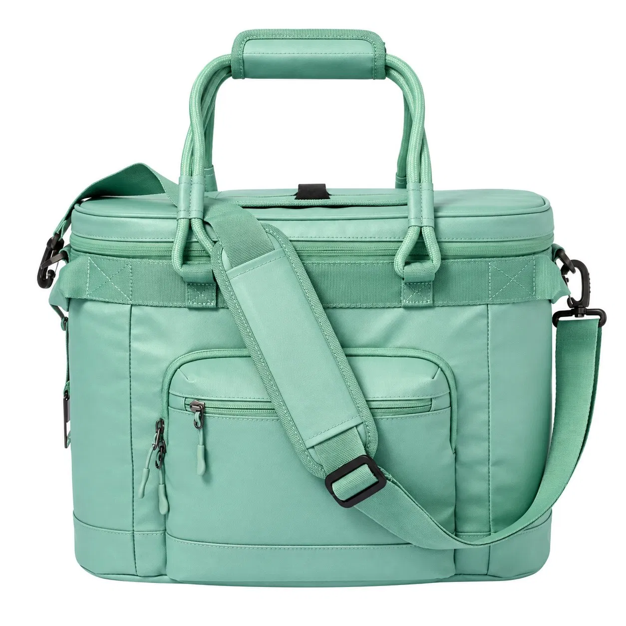 Portable Insulated Cooler Bag with Shoulder Strap for Beach Camping and Picnics