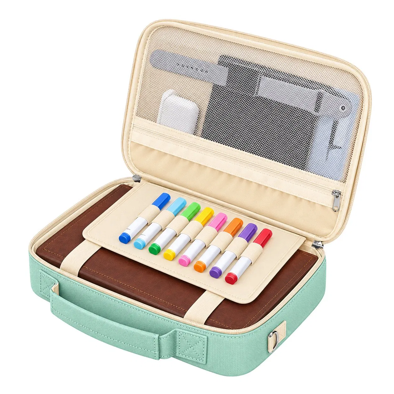 Bible Book Carrying Bag with Handheld and Crossbody Options and Bookmark
