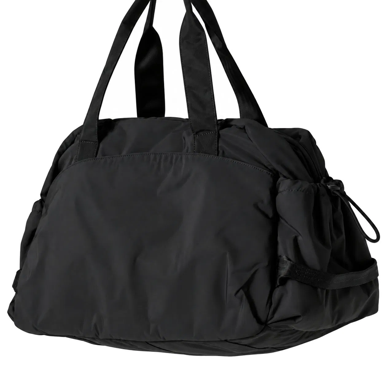 Polyester Gym Travel Duffel Bag with Shoe Compartment and Adjustable Strap
