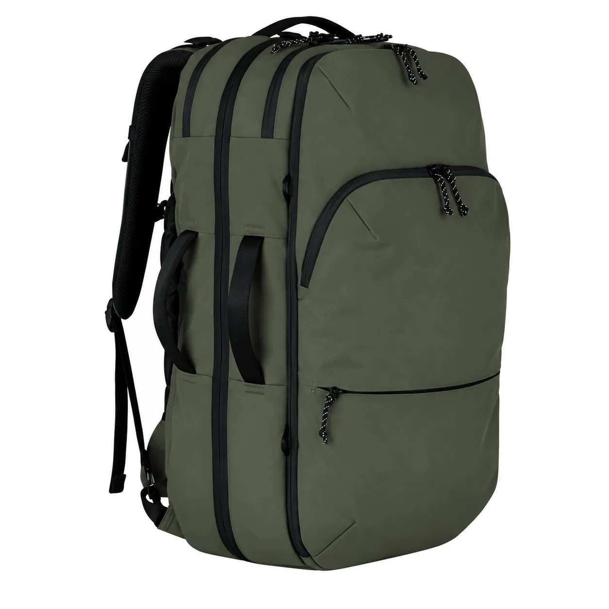 Expandable Travel Backpack with Zipper Closure Adjustable Straps and Custom Logo