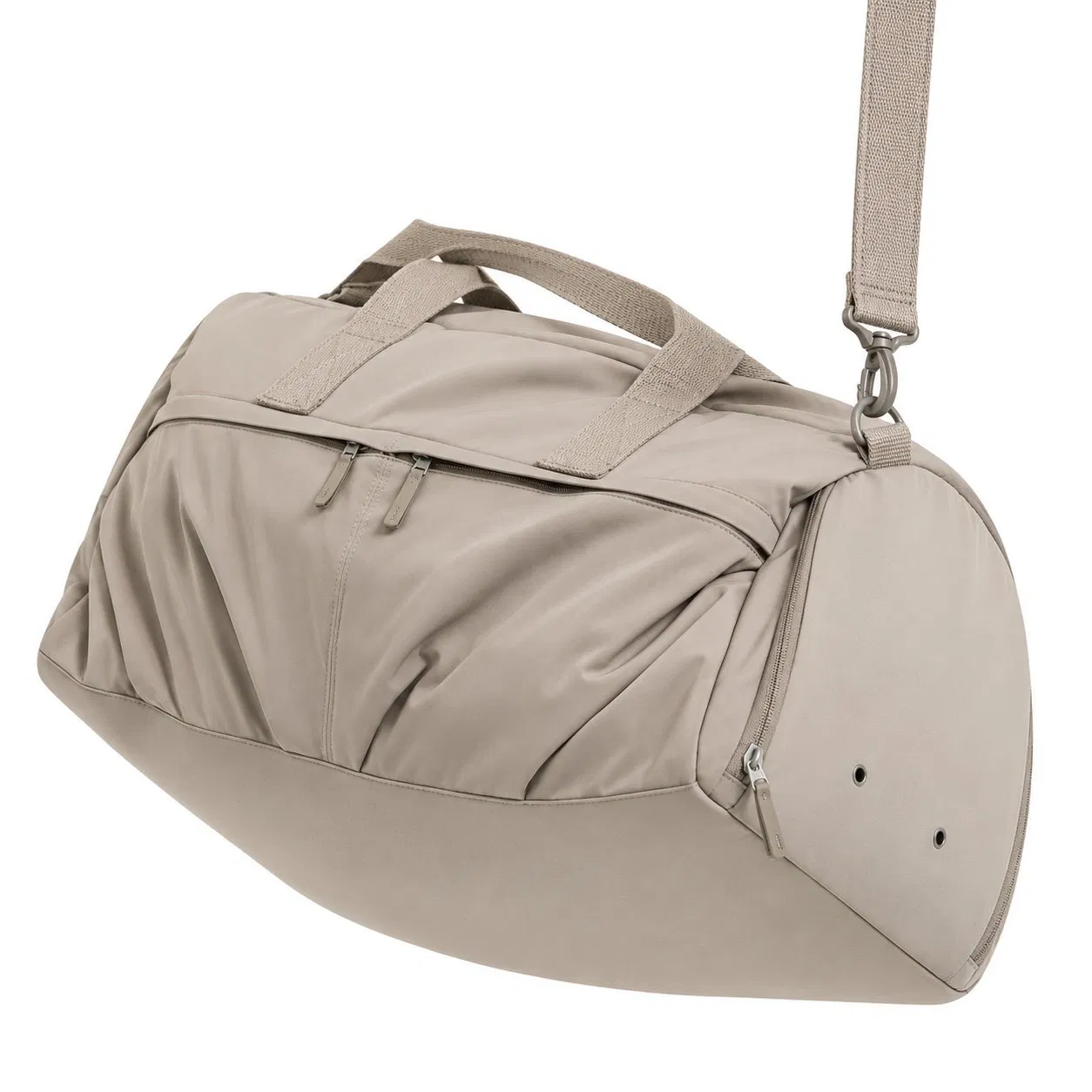Sports Gym Duffel Bag with Shoe Compartment and Adjustable Strap for Weekend Travel