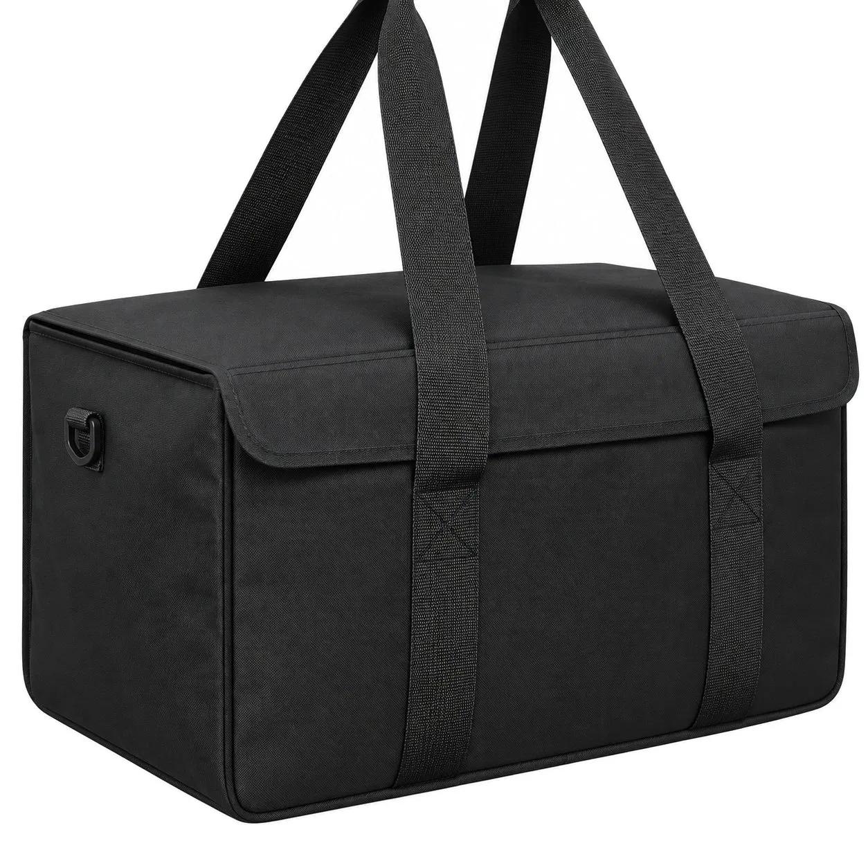 Reusable Drink Carrier Bag with Eight Removable Cup Holders and Shoulder Strap