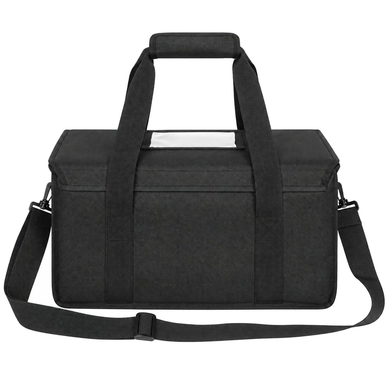 Reusable Drink Carrier Bag with Eight Removable Cup Holders and Shoulder Strap
