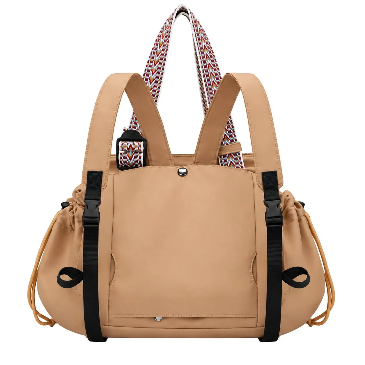 Multifunctional Tote Bag with Fifteen Pockets and Adjustable Shoulder Strap