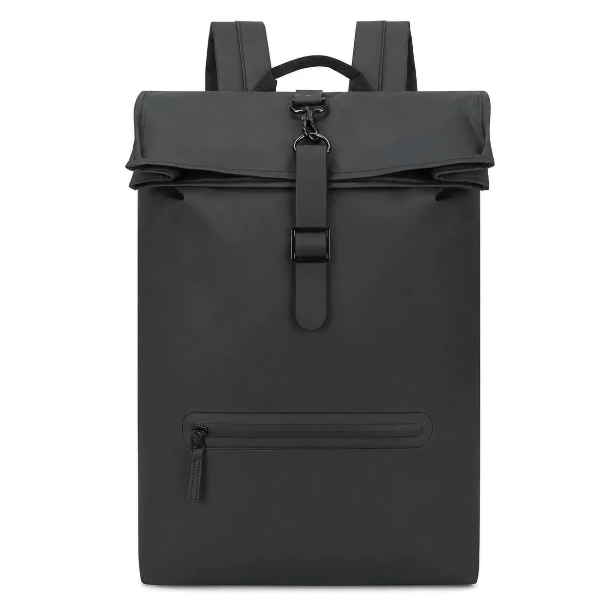 Roll Top Laptop Backpack with Expandable Storage and Computer Compartment