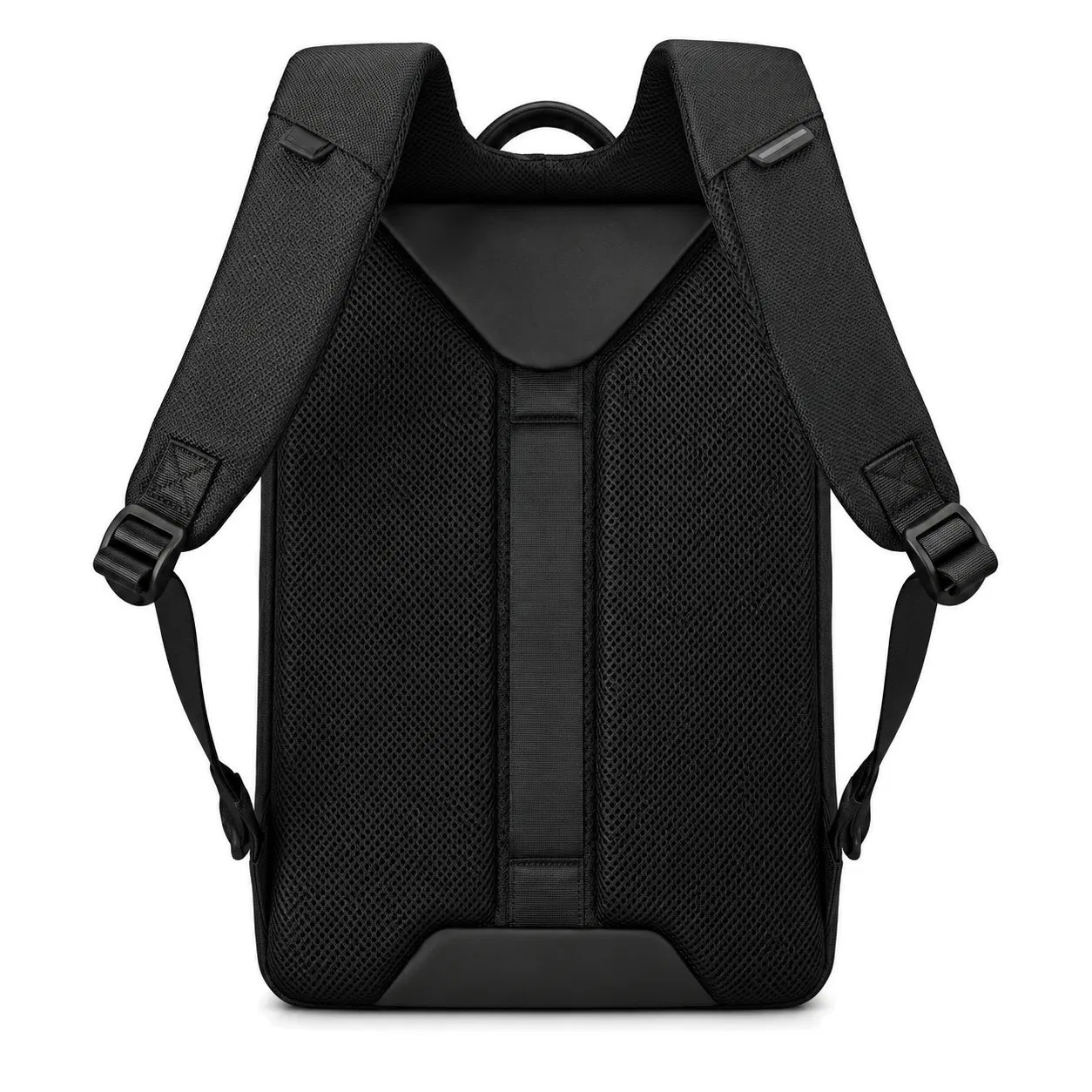Expandable Roll Top Business Laptop Backpack with Top and Rear Zipper Access