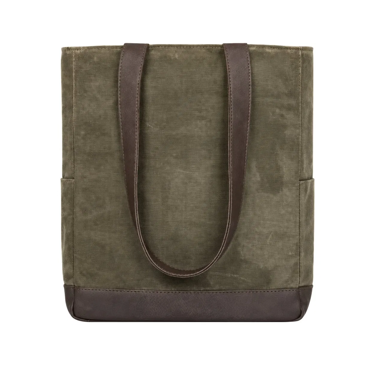 Canvas Insulated Wine Bottle Tote Bag with Zipper Closure for Travel and Gifts