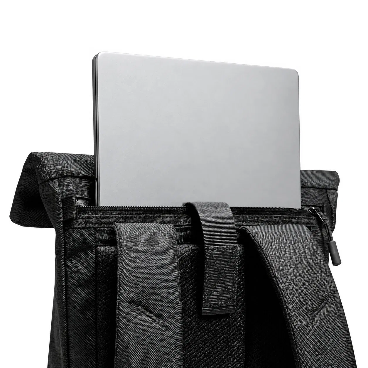 Expandable Roll Top Laptop Backpack for Commuting Travel and Office Use