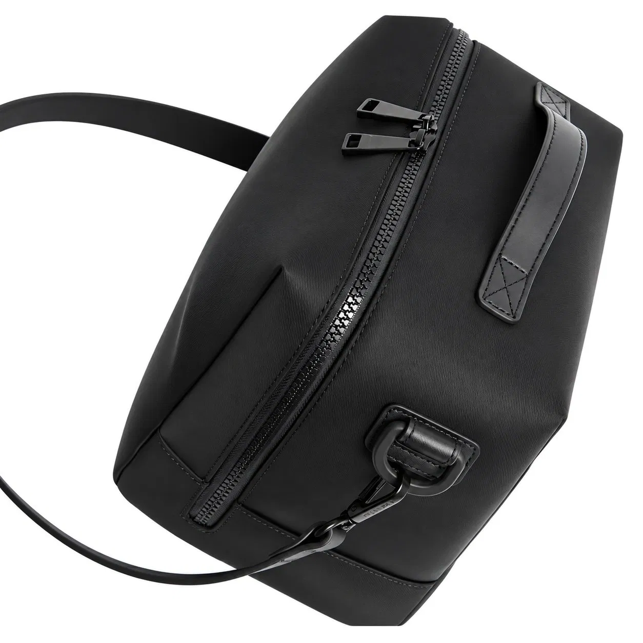 Nylon Insulated Lunch Bag with Wide Zipper Opening and Organizer Pockets