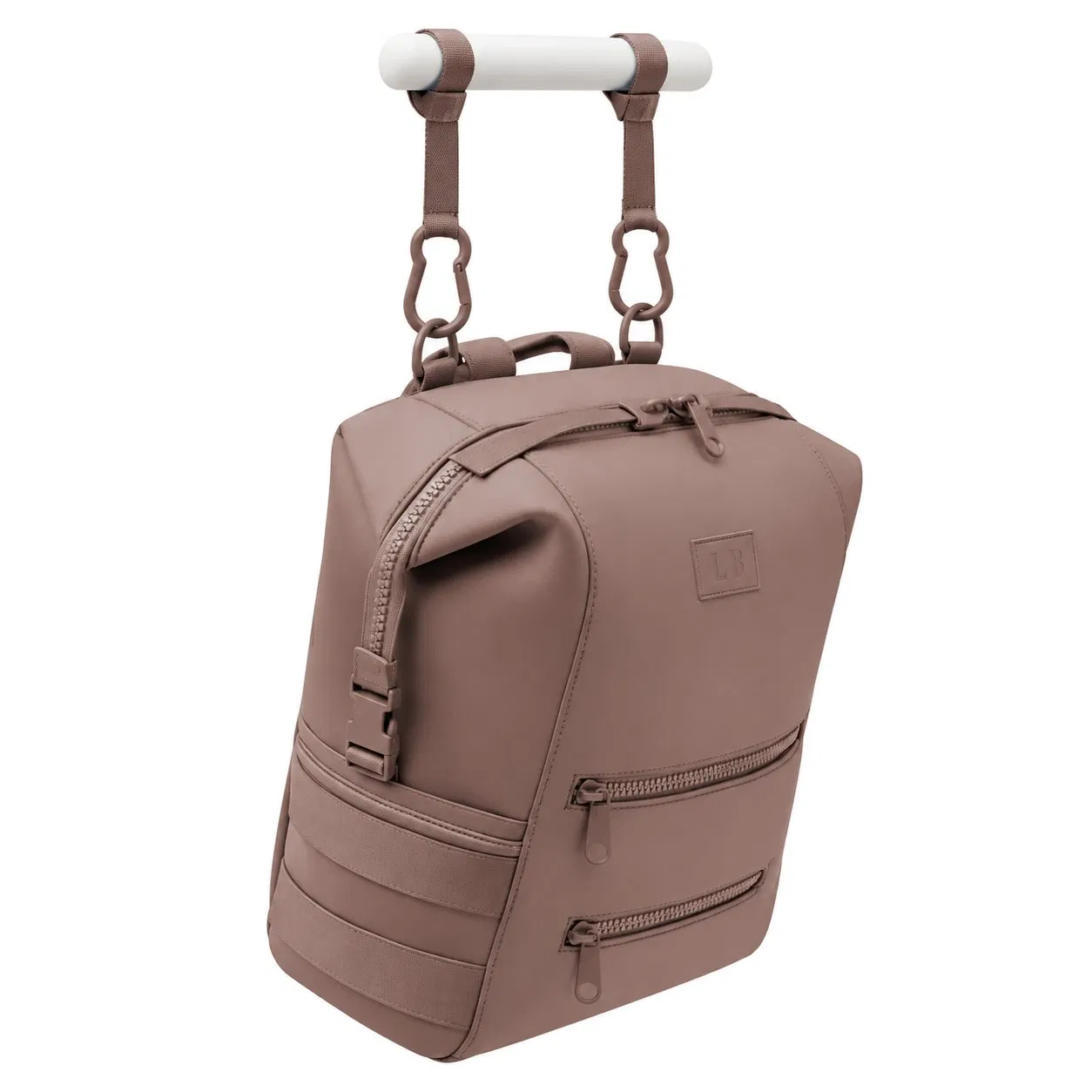 Rose Neoprene Diaper Organizer Backpack with Zipper Closure and Custom Logo
