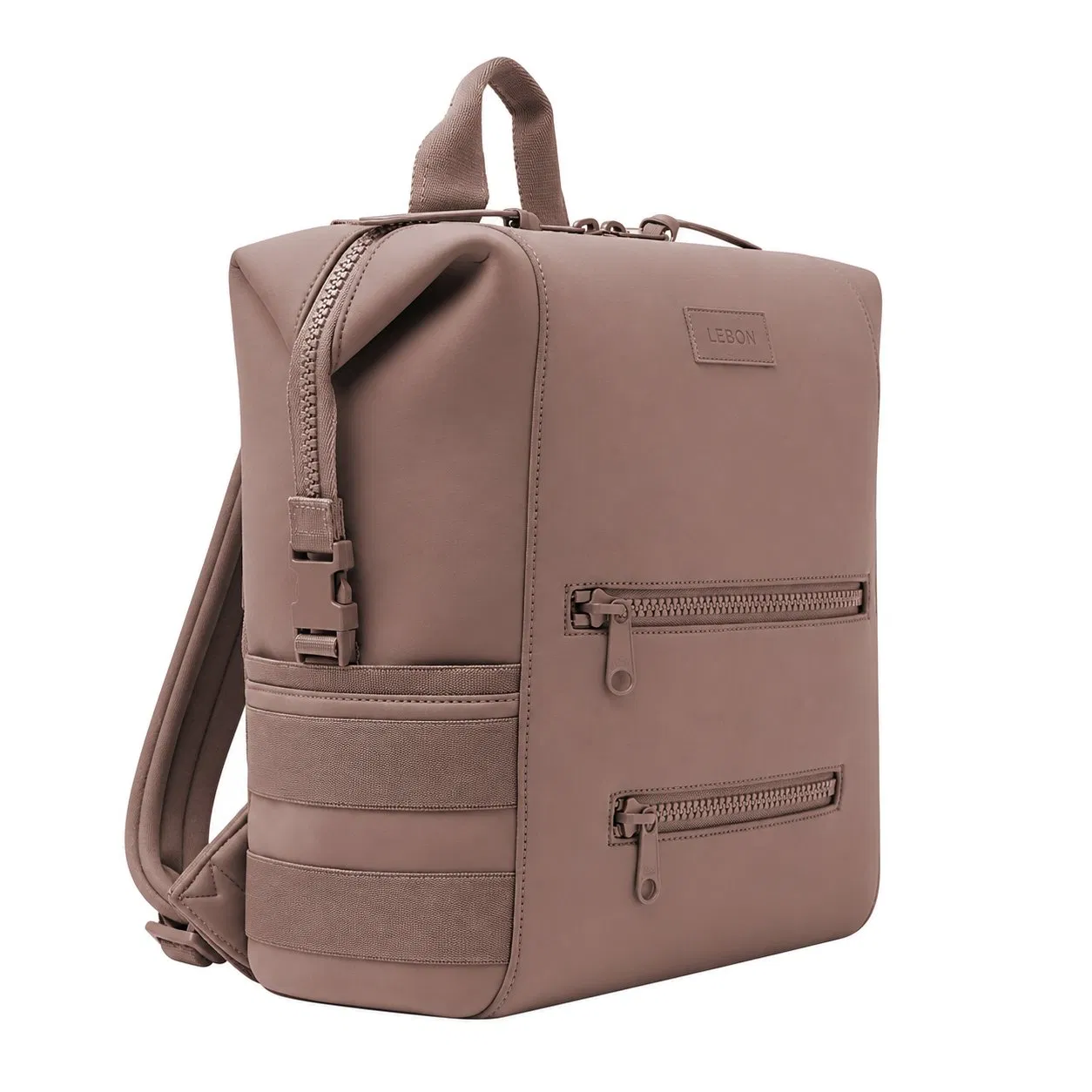 Rose Neoprene Diaper Organizer Backpack with Zipper Closure and Custom Logo