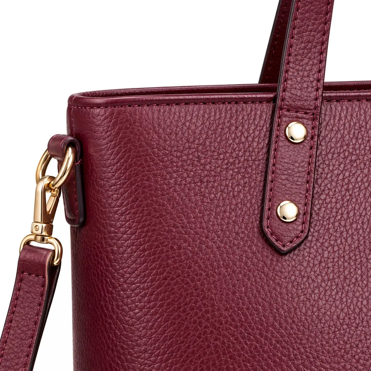 Custom Vegan Leather Laptop Tote Bag for Women
