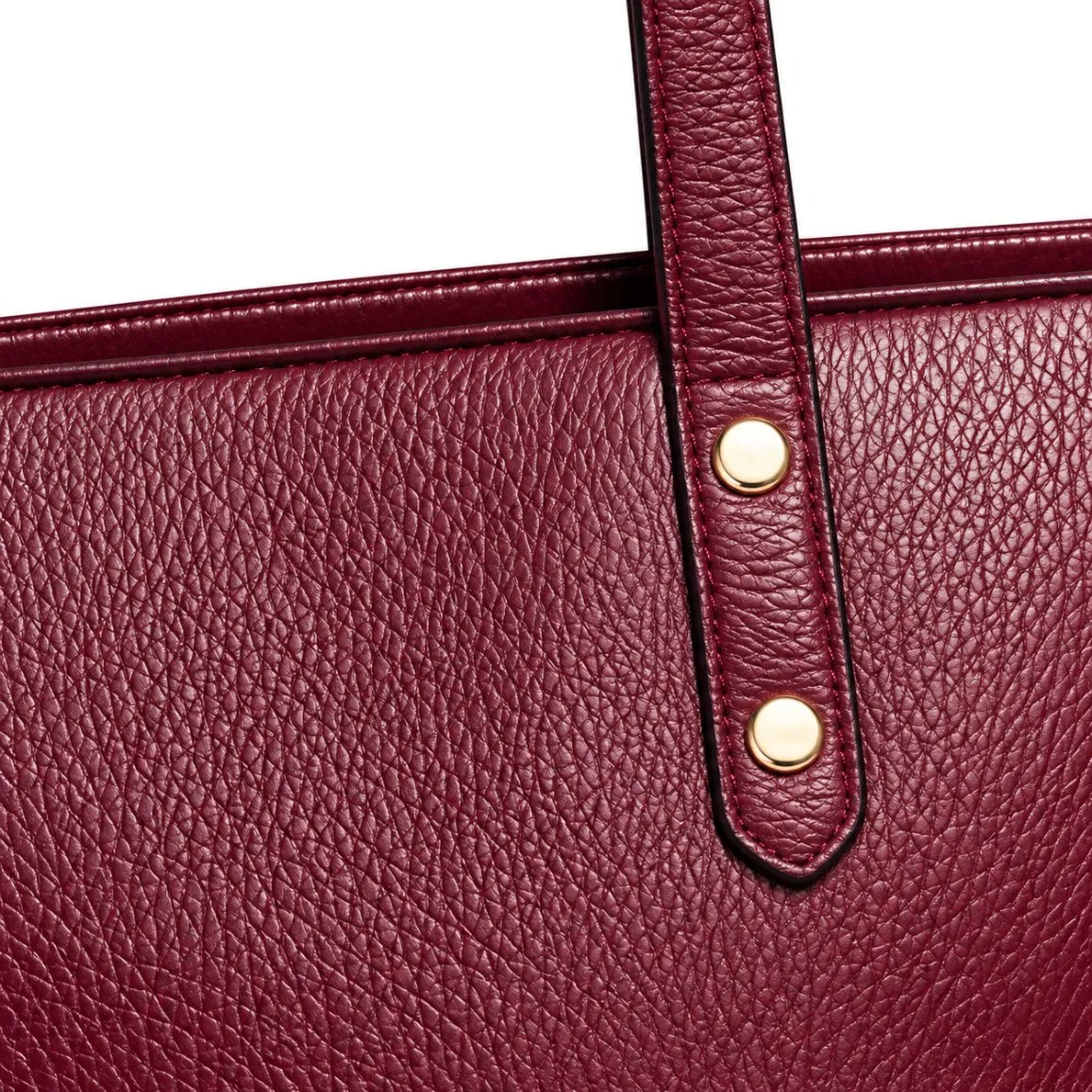 Custom Vegan Leather Laptop Tote Bag for Women