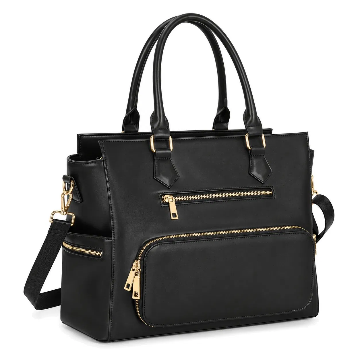 PU Laptop Lunch Tote Bag for Women