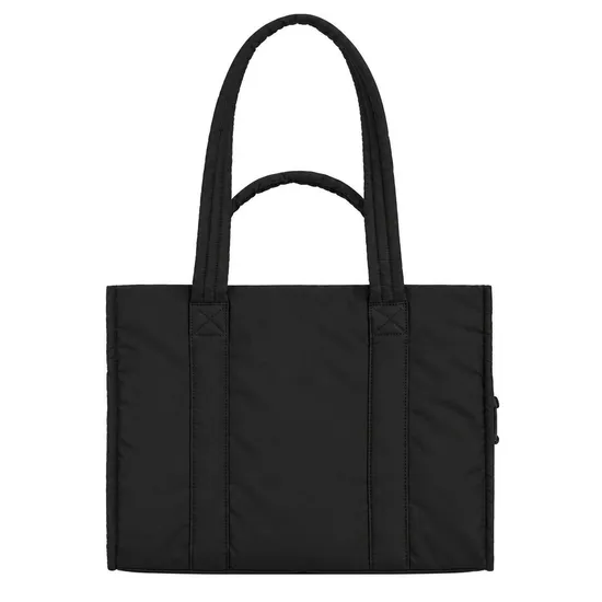 Women Puffy Nylon Quilted Travel Tote Bag