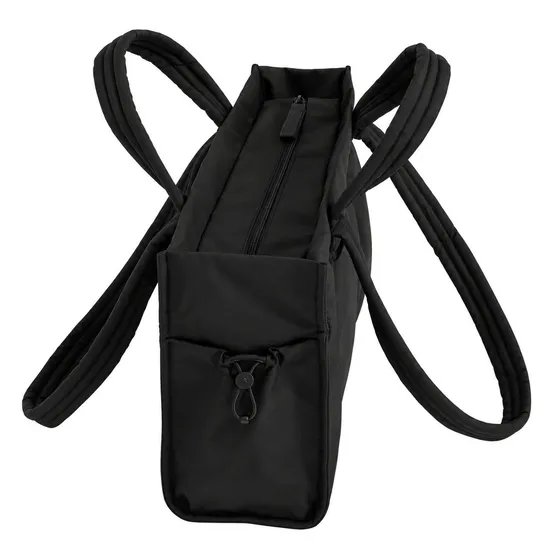 Women Puffy Nylon Quilted Travel Tote Bag