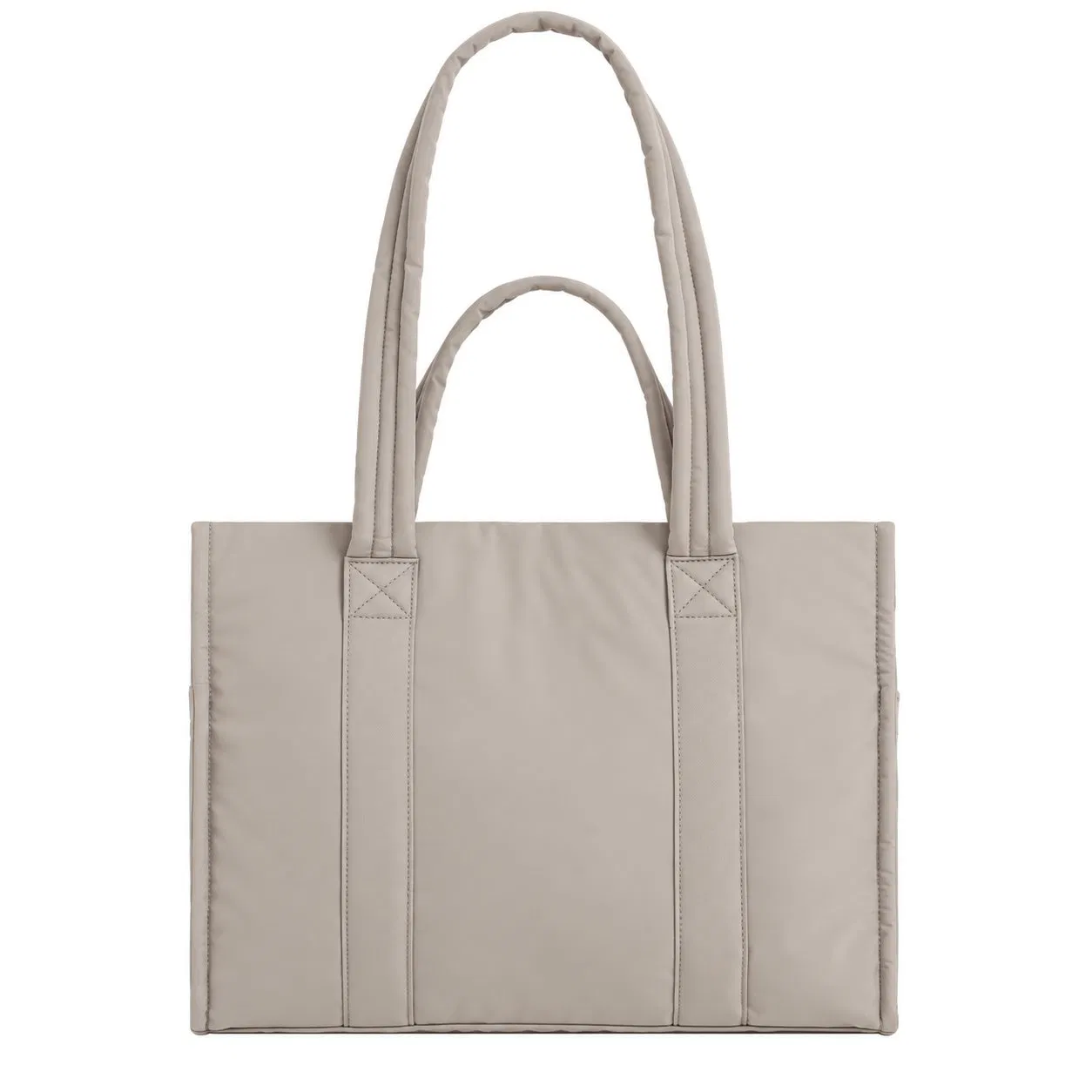 Women Puffy Nylon Quilted Travel Tote Bag