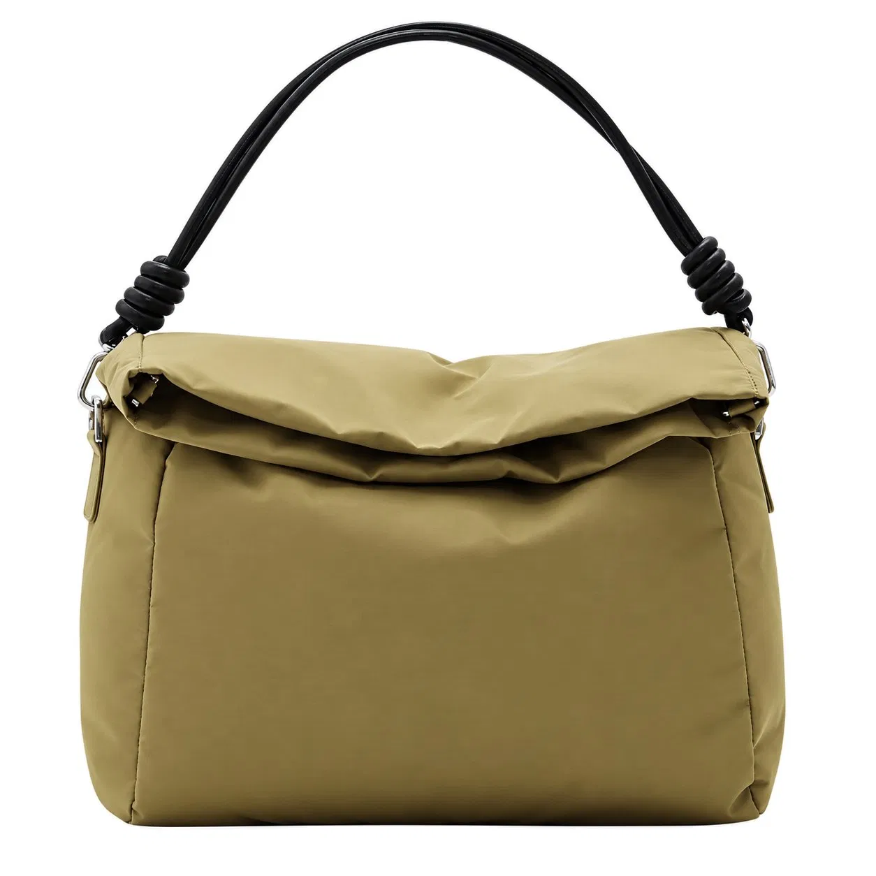 Women Nylon Shoulder Handbag with Adjustable Strap