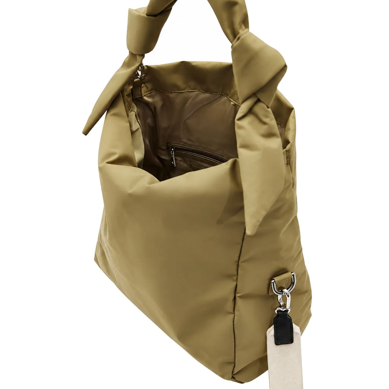 Women Nylon Shoulder Handbag with Adjustable Strap