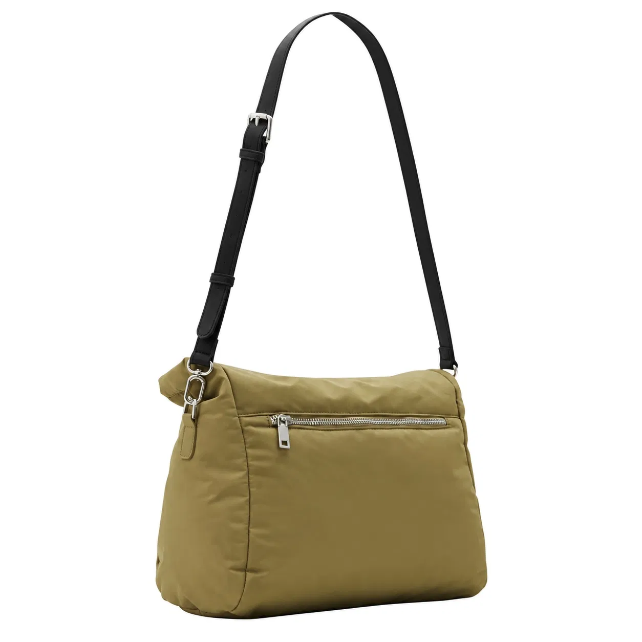 Women Nylon Shoulder Handbag with Adjustable Strap
