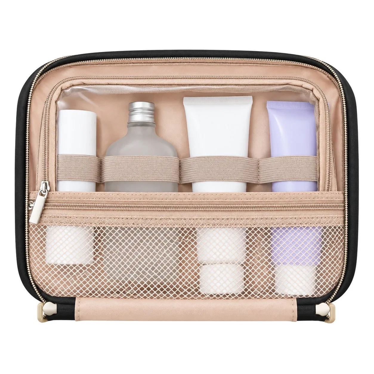 Custom Quilted Hanging Travel Toiletry Bag