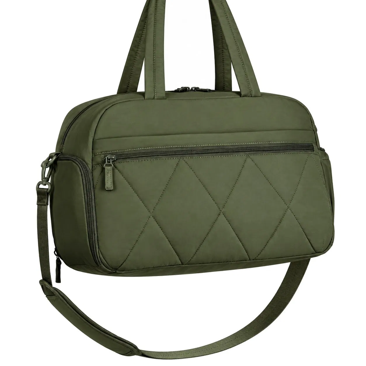 Minimalist Nylon Gym Travel Duffel Bag