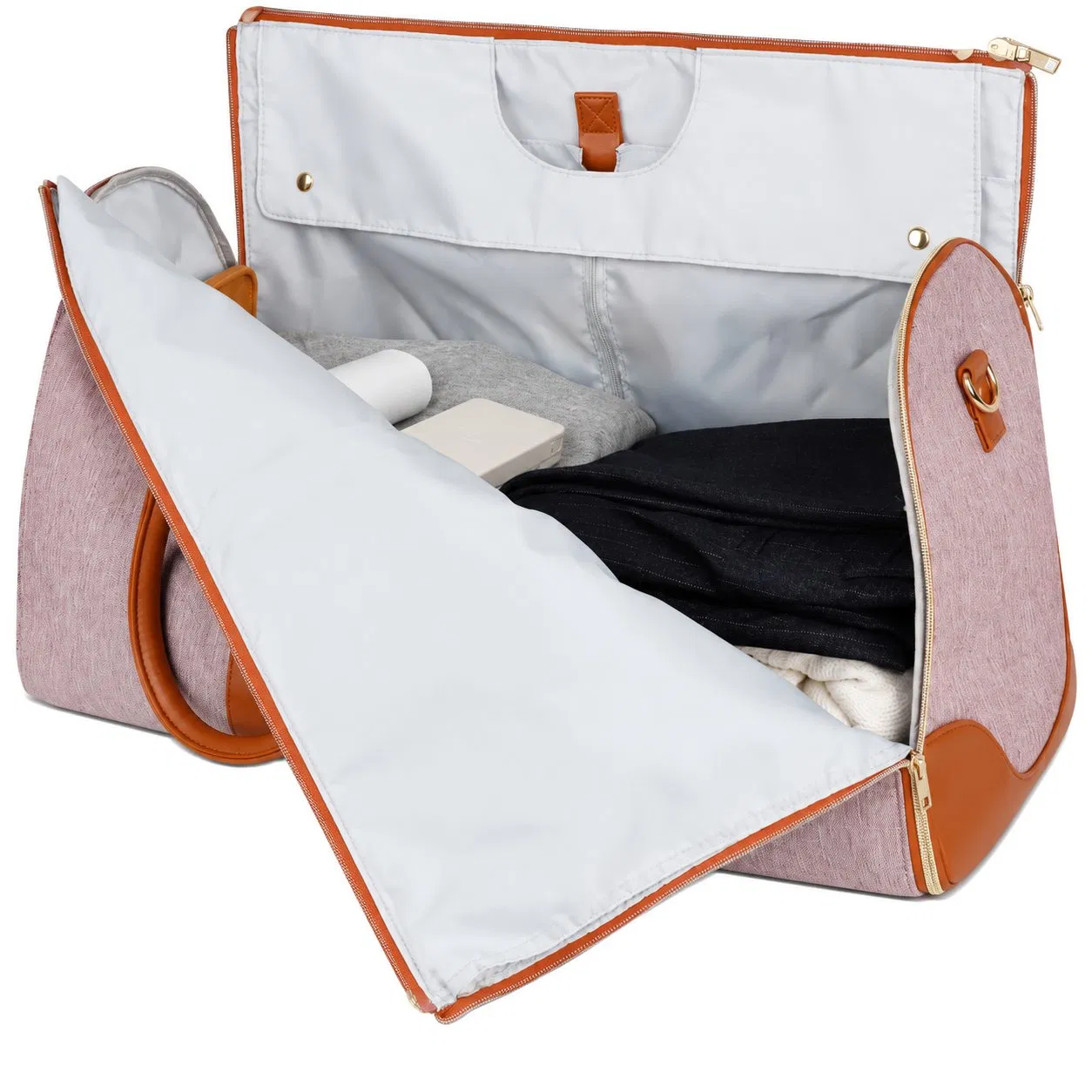 Custom Convertible Garment Travel Duffel Bag