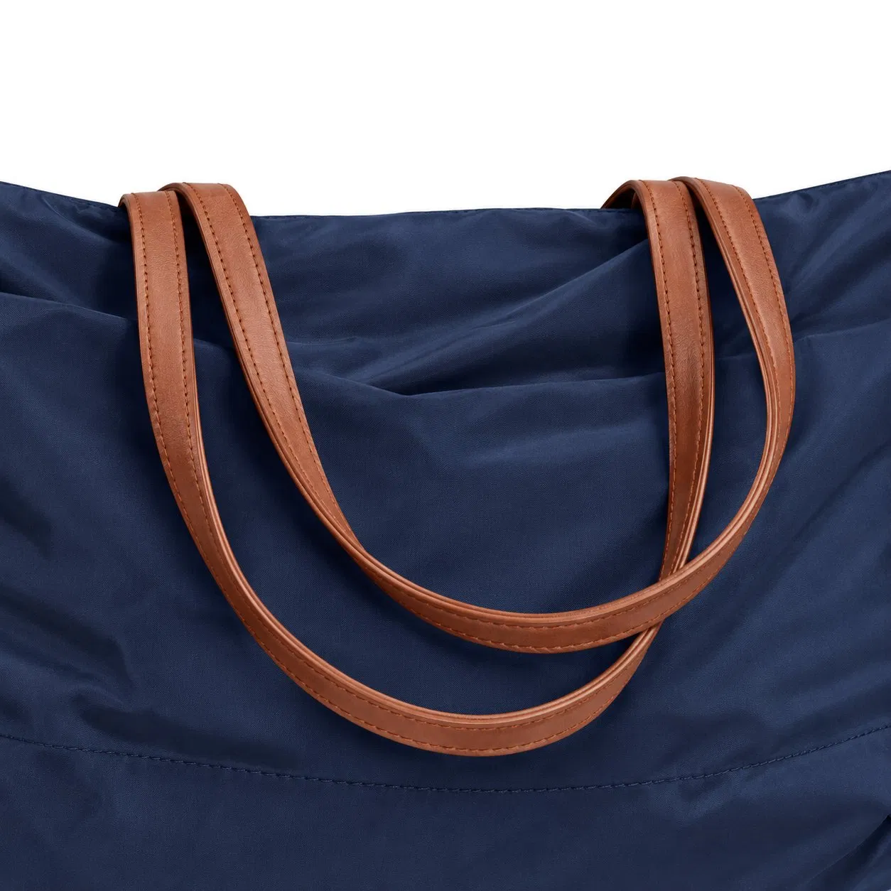 Women Nylon Zipper Laptop Work Tote Bag