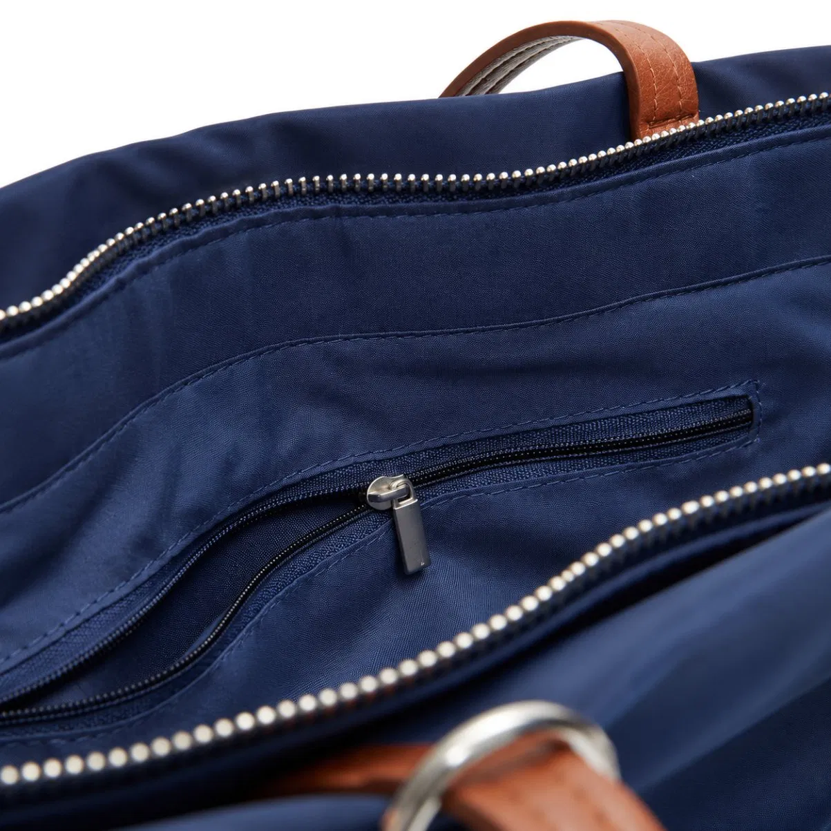 Women Nylon Zipper Laptop Work Tote Bag