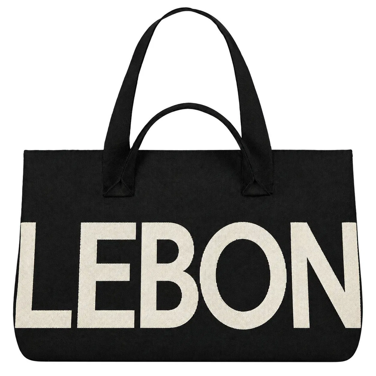 Women Custom Jacquard Knit Shopping Tote Bag
